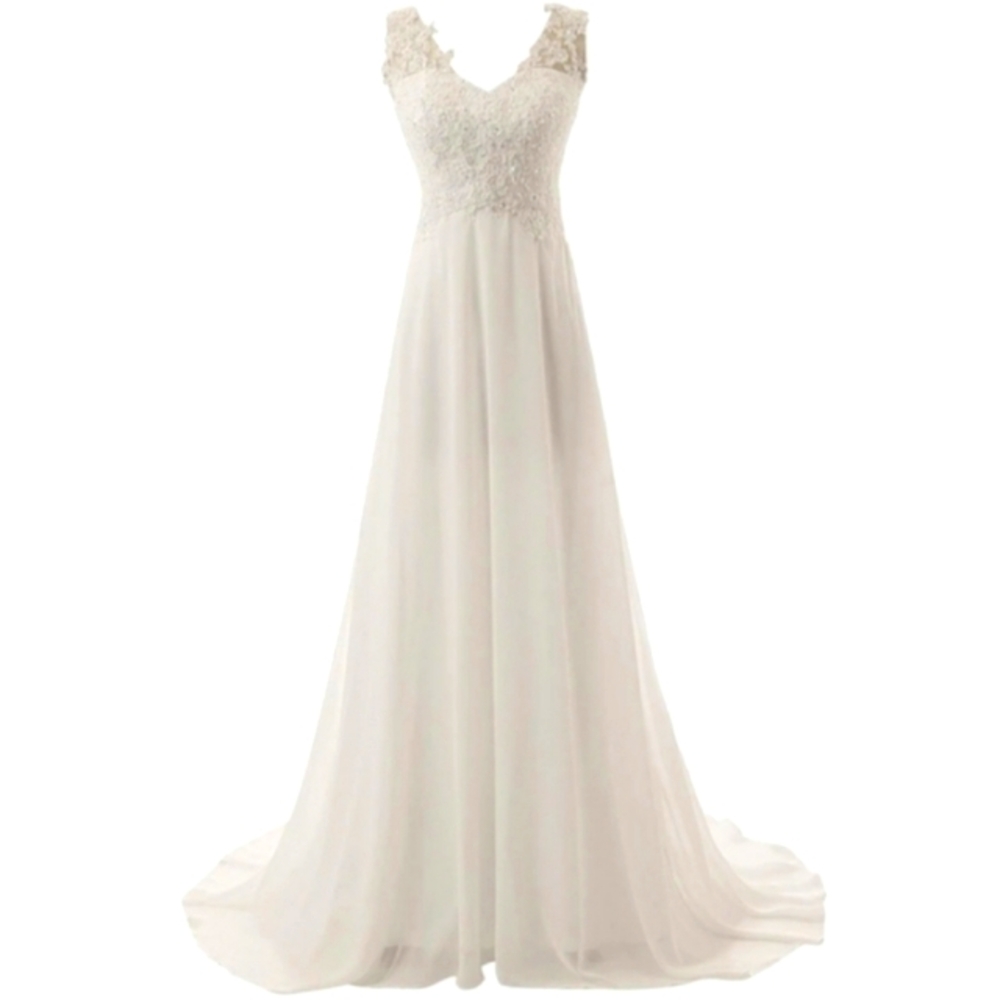 🆕Chiffon Lace Wedding Gown